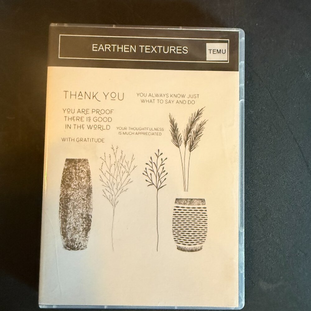 Temu Stamps and Dies Earthen Textures